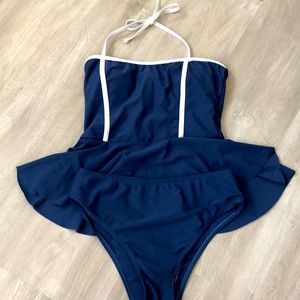 BLUE TANKINI!!